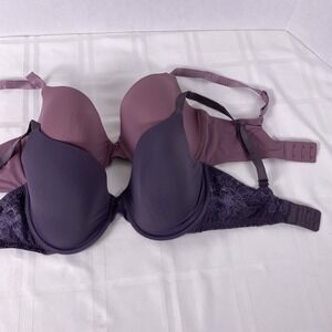 Victoria Secrets T-Shirt lightly lined demi bra. 34DDD - Lot of 2